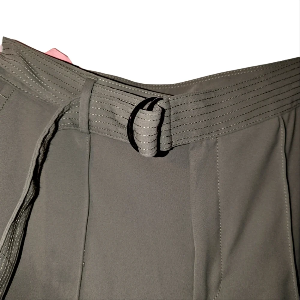 NWT Banana Republic High Rise Belted Wide Leg Trouser Pants 14 Long - Picture 4 of 13